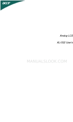 Acer AL1502 User Manual