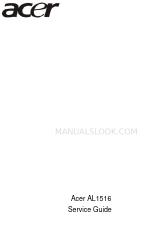 Acer AL1517 Service Manual