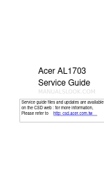 Acer AL1703 Service Manual