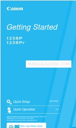 Canon 1238P Manuale di configurazione e funzionamento rapido