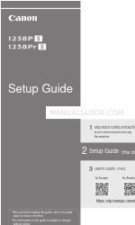 Canon 1238P II Manuel de configuration