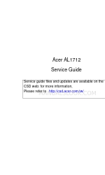 Acer AL1712 Service Manual