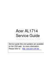 Acer AL1714 Service-Handbuch