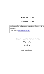 Acer AL1716e Service-Handbuch