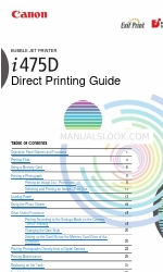 Canon 475D - i Color Inkjet Printer Manual de impresión directa