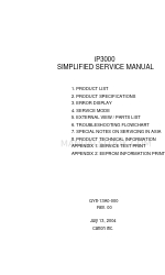 Canon 9316A002AA Simplified Service Manual