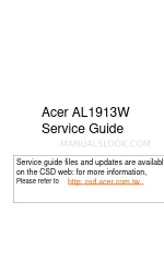 Acer AL1913W Service Manual