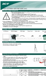 Acer AL1932 Quick Start Manual