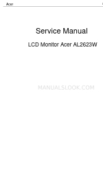 Acer AL2623W Service Manual