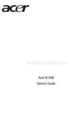 Acer B193R Manual de servicio