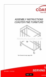 Coaster 181382 Montageanleitung Handbuch