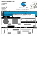 COASTLINE CAFE FUSION 325 Montaj Talimatları