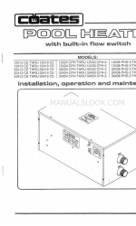 Coates 32012 CE THRU 32018 CE Installation, Betrieb und Instandhaltung