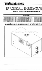 Coates 32018CE Manuale di installazione, funzionamento e manutenzione