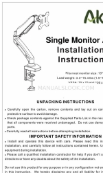 Aktiv Desk GS-001-DESK Installation Instruction