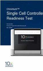 10x Genomics Chromium Single Cell Controller Readiness Test Manuale