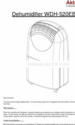 Aktobis WDH-520EB Betriebshandbuch