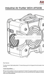 Aktobis WDH-AF500B Manual de instrucciones