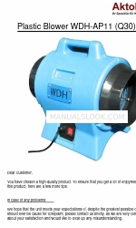 Aktobis WDH-AP11 Manual de instrucciones