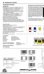 American Range ARR-4842GD Kenmerken