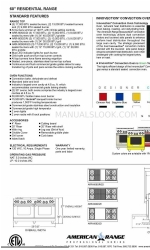 American Range ARR-6062GD Характеристики