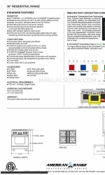 American Range ARR304BU Брошюра