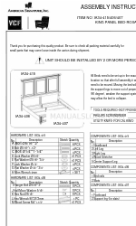 American Signature IA34-406 Manuale di istruzioni per il montaggio