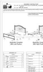 American Signature VCF 7154-460 Instrucciones de montaje