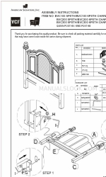 American Signature VCF BVC100 56LSSR Istruzioni per il montaggio