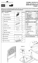 American Signature VCF Florence 195-S318-531 Manual de instrucciones de montaje