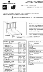 American Signature VCF IA34-450 Manuel d'instructions de montage