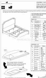 American Signature VCF WA-8215-KB Instruções de montagem