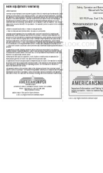 AMERICAN SNIPER STEAMASTER Manual de seguridad, funcionamiento y mantenimiento con lista de piezas