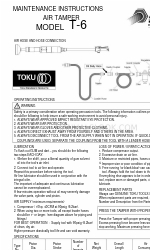 Air & Allied Sales TOKU T-6 Instrukcja konserwacji