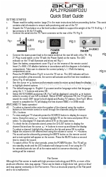 Akura APL2YR2668FD2U Skrócona instrukcja obsługi