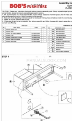 Bob's Furniture D-1760-8-SV Montaj Talimatı