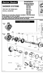 American Standard 1660.440 Инструкции по установке