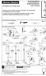 American Standard 1662 Series Einbauanleitung