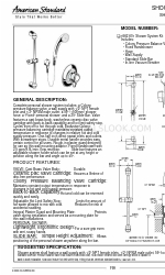 American Standard 1662.601 Технические характеристики