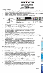 Akura APLDVD15668 Skrócona instrukcja obsługi