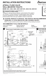 American Standard 2634.001 Instrucciones de instalación