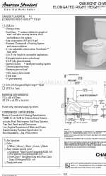 American Standard 2738.014 사양 시트