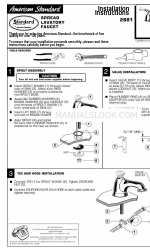 American Standard 2881 インストレーション・インストラクション