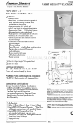 American Standard 3016.016 Şartname Sayfası