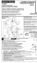 American Standard 3275 Instrucciones de instalación