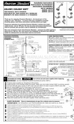 American Standard 3275.305 Istruzioni per l'installazione