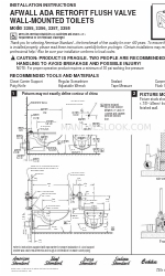 American Standard 3357 Instruções de instalação