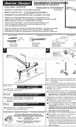 American Standard 4175.703 Instrukcje instalacji