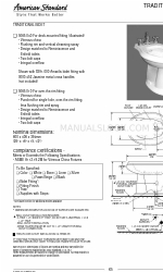 American Standard 5065.040 Особливості та розміри