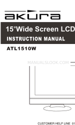 Akura ATL1510W Instrukcja obsługi